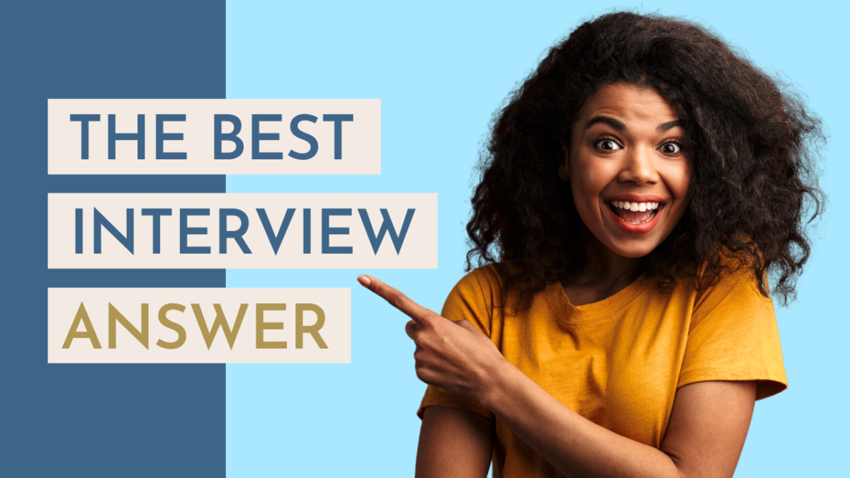 banner image - the best interview answers